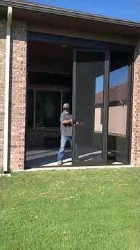 Video thumbnail for Stacking Security Screen Doors for Patio Enclosures