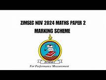 Video thumbnail for Zimsec Nov 2024, Maths Paper 2 , quick review , Solutions for the full paper