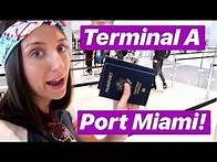 Video thumbnail for *New* Royal Caribbean Terminal A in Port Miami | RCI App Check In | Boarding Navigator of the Seas!