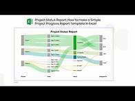 Video thumbnail for Project Status Report: How to Make Simple Project Progress Report Template in Excel | Sankey Diagram