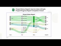 Video thumbnail for Project Status Report: How to Make Simple Project Progress Report Template in Excel | Sankey Diagram