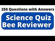 Video thumbnail for Science Quiz Bee Reviewer / NAT Science 6th Grade REVIEWER 250 Items