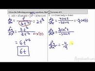 Video thumbnail for Calculus BC – 9.2 Second Derivatives of Parametric Equations