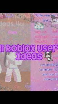 Video thumbnail for Kawaii Roblox Username Ideas TikTok Compilation