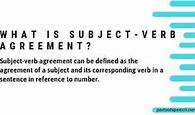 Video thumbnail for Rules of Subject-Verb Agreement and Their Examples [PDF]