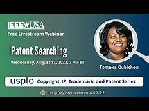 Video thumbnail for Livestream Webinar: Patent Searching (USPTO Series)