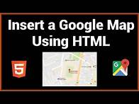 Video thumbnail for Insert a Google Map to Your Website