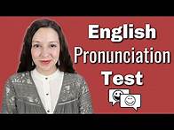 Video thumbnail for English Pronunciation Test