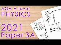 Video thumbnail for AQA 2021 Paper 3A - Practical Skills - A-level Physics Past Paper