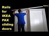 Video thumbnail for Rails installation for IKEA PAX sliding doors \ Part:4
