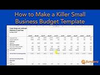 Video thumbnail for Our Killer Small Business Budget Template Will Save You Time And Money! (2019)