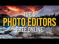 Video thumbnail for Top 5 Best FREE PHOTO EDITORS Online