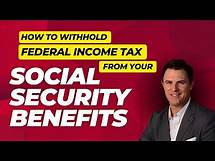 Video thumbnail for How to Withhold Federal Income Tax From Your Social Security Benefits