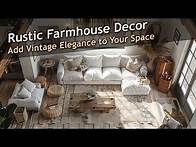 Video thumbnail for Rustic Farmhouse Decor Ideas for Every Room