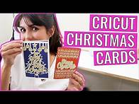 Video thumbnail for How to Make Christmas Cards with your Cricut Machine