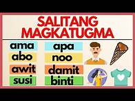 Video thumbnail for SALITANG MAGKATUGMA O MAGKATUNOG / SALITA AT LARAWAN