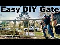 Video thumbnail for How to Build a Sliding Wood Gate DIY (Step-by-Step) EASY!