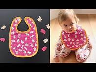 Video thumbnail for How to Sew a Baby Bib + FREE pattern - Easy!
