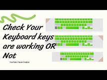 Video thumbnail for How To Check Keyboard All Keys Are Working or Not 2023