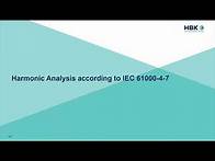 Video thumbnail for IEC 61000-4-7 and Grid Harmonics Measurements