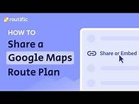 Video thumbnail for Quick Lesson: How To Share A Google Maps Route Plan