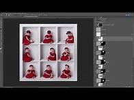 Video thumbnail for How to make the Little Boxes Grid Photo in Photoshop - Ana Brandt and LSP Actions tutorial