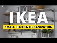 Video thumbnail for Organizing Your Small Kitchen | Featuring IKEA