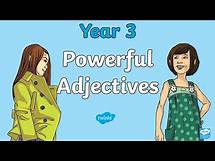 Video thumbnail for What Is An Adjective? | Powerful Adjectives For Kids KS2