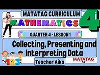 Video thumbnail for MATATAG Grade 4 Quarter 4 Lesson 1 Collecting, Presenting and Interpreting Data