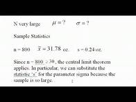 Video thumbnail for Estimating the Population Mean, Part 1 of 2