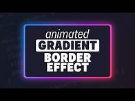 Video thumbnail for Create an animated, glowing, gradient border with CSS