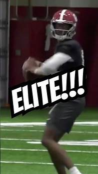 Video thumbnail for FIRST LOOK AT KEELON RUSSELL - WOW | Alabama football spring practice footage