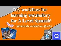 Video thumbnail for How I revise A-Level Spanish vocabulary!