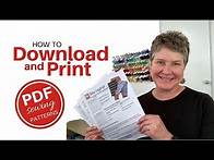 Video thumbnail for How To Download and Print PDF Sewing Patterns | Step by Step Tutorial