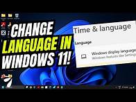 Video thumbnail for How to Change Display Language in Windows 11 | Step-by-Step Guide