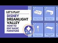 Video thumbnail for Disney Dreamlight Valley // How to Edit Basic Furniture // June 2023 Update