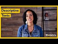 Video thumbnail for Descriptive Texts