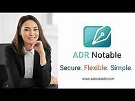 Video thumbnail for 2023 ADR Notable Overview