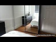 Video thumbnail for IKEA Pax Auli Sliding Mirror Door Wardrobe Design