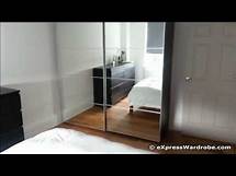 Video thumbnail for IKEA Pax Auli Sliding Mirror Door Wardrobe Design