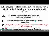 Video thumbnail for CCMA Exam Practice Part 2 | Certified Clinical Medical Assistant | CCMA Study Guide