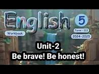 Video thumbnail for 5th standard English term 3 unit 2 be brave be honest workbook answer 2024 2025 Ennum ezhuthum
