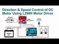 Video thumbnail for Direction & Speed Control of DC Motor Using L298N Motor Driver |Code & Circuit || Proteus Simulation