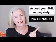 Video thumbnail for 401k Early Withdrawal Exceptions | NO PENALTY