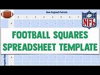 Video thumbnail for Football Squares Template Spreadsheet Super Bowl Squares for Google Sheets
