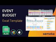 Video thumbnail for Event Budget Excel Template | Organization Planner Spreadsheet