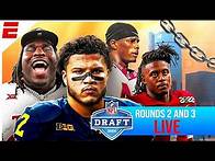 Video thumbnail for 2024 NFL Draft Day 2 LIVE | ESPN NFL