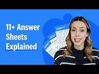 Video thumbnail for Master 11 Plus Answer Sheets in 4 Minutes!