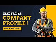 Video thumbnail for Electrical Company Profile Format | How to make company profile