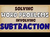 Video thumbnail for Solving Problems Involving Subtraction | Math Video